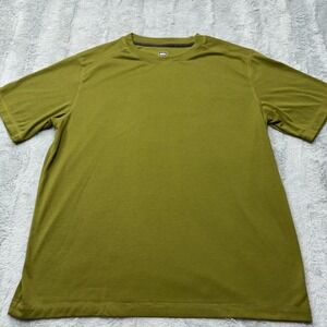 REI CO-OP Shirt Mens  Large Green Performance Stretch Wicking Outdoors TEE